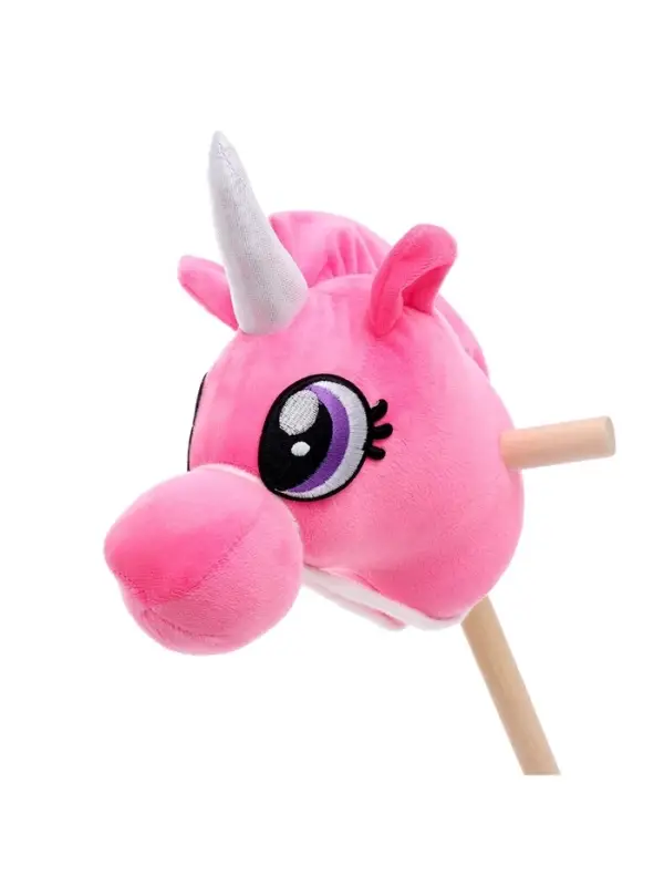 Мягкая игрушка ZABIAKA &laquo;Единорог - скакун&raquo;, на палке, МИКС