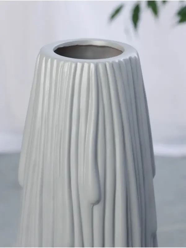 Ваза напольная &laquo;Ганс&raquo;, 58&times;13 см, керамика, серая
