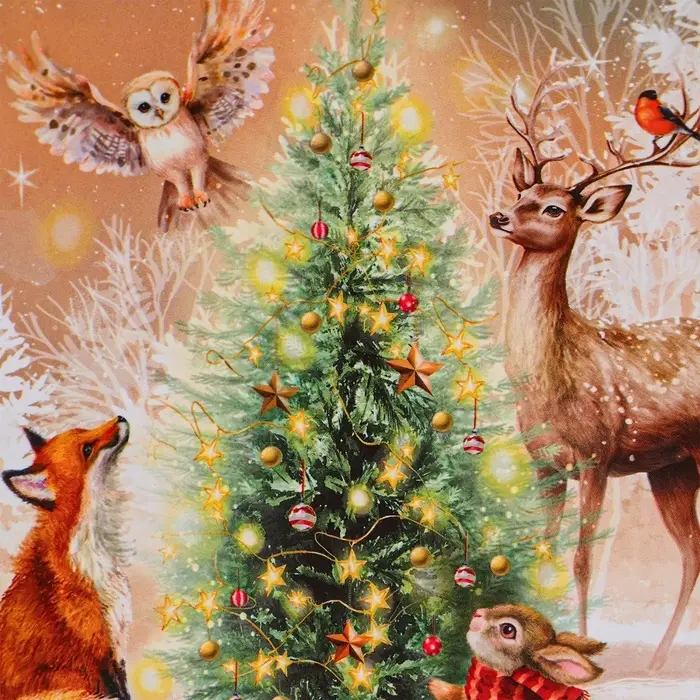 Пакет подарочный «Зверята у ёлки», 11.5×14.5×6.5 см Пакет подарочный «Зверята у ёлки», 11.5×14.5×6.5 см