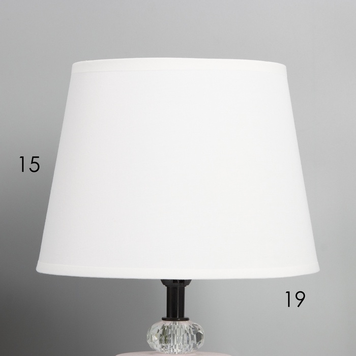 Лампа настольная Лампа настольная "Медитация" 1х40Вт Е14 розовый 20х20х35см