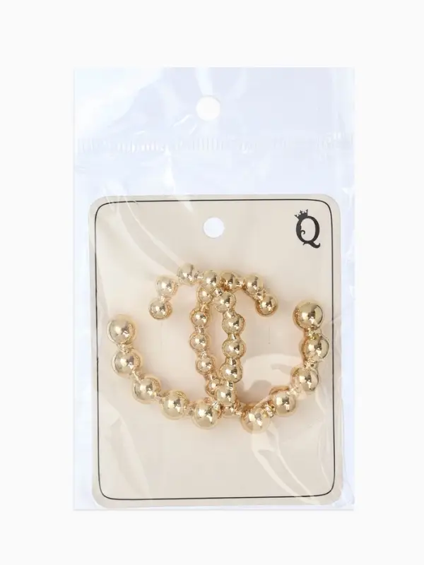 Серьги металл &laquo;Сердца&raquo;, воссоединение, цвет золото