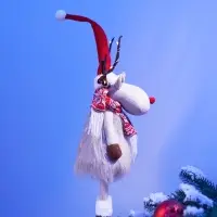 Фигура текстиль «Новогодний лосик» 58 см, 10 LED, от батареек CR2032×1, свечение тёплое белое Фигура текстиль «Новогодний лосик» 58 см, 10 LED, от батареек CR2032×1, свечение тёплое белое