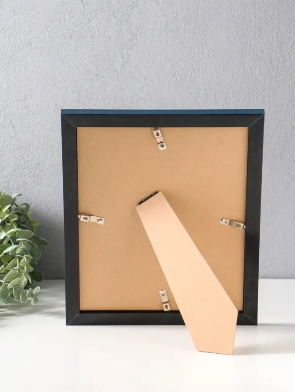 Фоторамка пластик 20х25 см "Остин" иссиня-чёрный 23,5х18,5х1,5 см