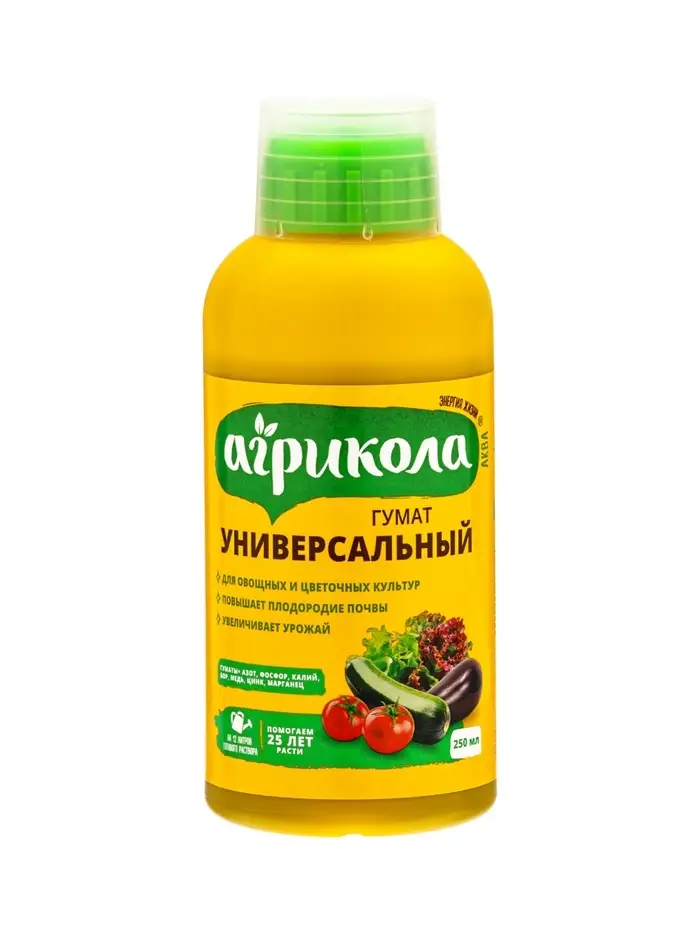 Удобрение &laquo;Агрикола БИО&raquo; гумат, жидкий, универсальное, 250 мл, &laquo;ГРИН БЭЛТ&raquo;