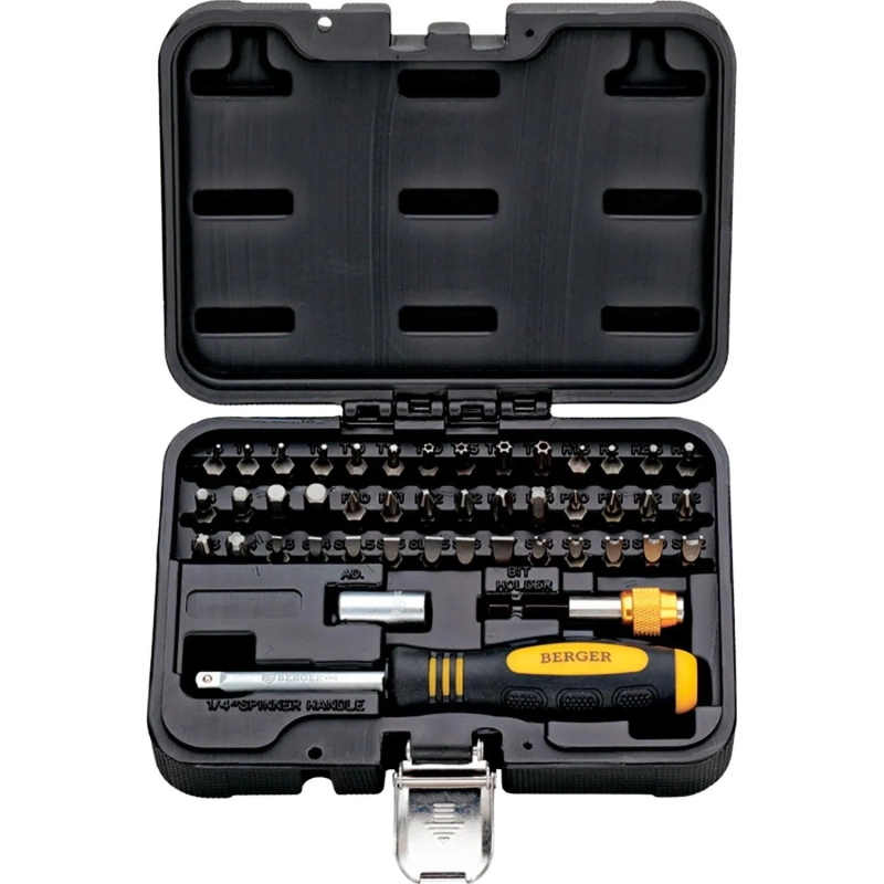 Отвертка Набор бит 45 предмет BERGER BG-45SB/BG2185