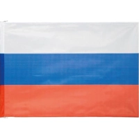 Флаг РФ 225х150 см, уличный, флажная сетка