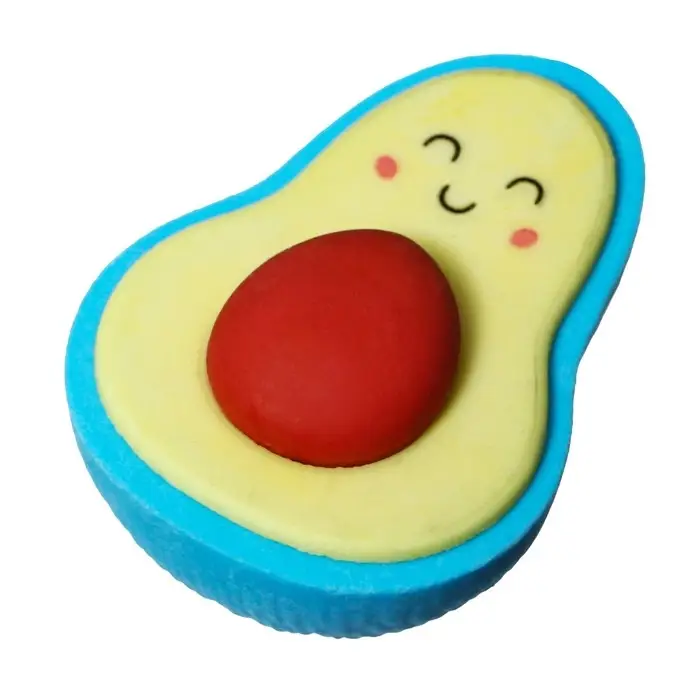 Ластик фигурный Ластик фигурный "Авокадо", МИКС (штрихкод на штуке)