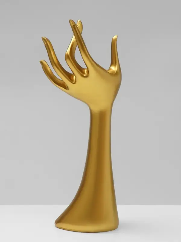 Подставка для украшений QF &laquo;Рука&raquo;, 9.5&times;7&times;24, цвет золото