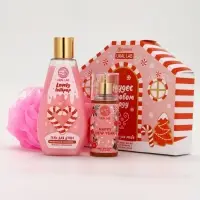 Подарочный набор косметики «Чудес в Новом году», гель для душа, мочалка и мист, URAL LAB Подарочный набор косметики «Чудес в Новом году», гель для душа, мочалка и мист, URAL LAB