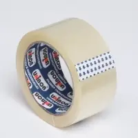 Клейкая лента бесшумная Unibob 48 мм &times; 66 м, прозрачная, 50 мкм