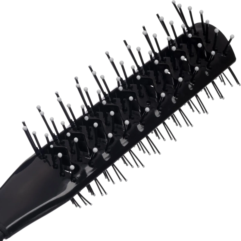 Расческа вентилируемая Lei, двухсторонняя,&nbsp; пластик, чер