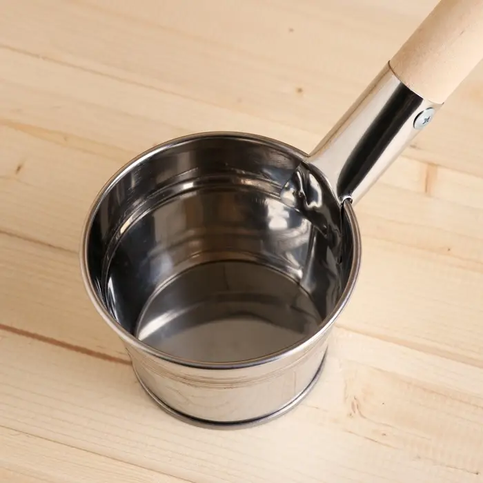 Ковш - черпак для бани и сауны &laquo;Парной&raquo;, 500 мл, нержавеющая сталь, деревянная ручка, &laquo;Добропаровъ&raquo;