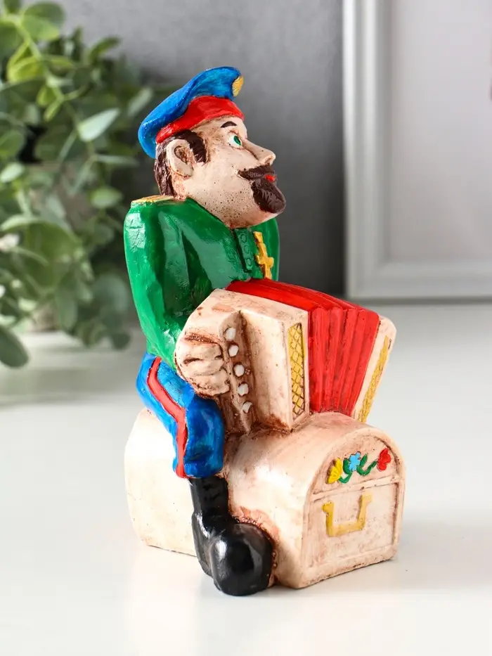 Копилка "Казак гармонист" 17,5х11х10,5 см