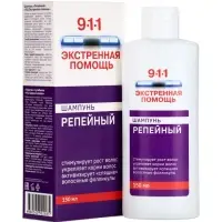 Шампунь 911 репейный от выпадения волос и облысения, 150 мл