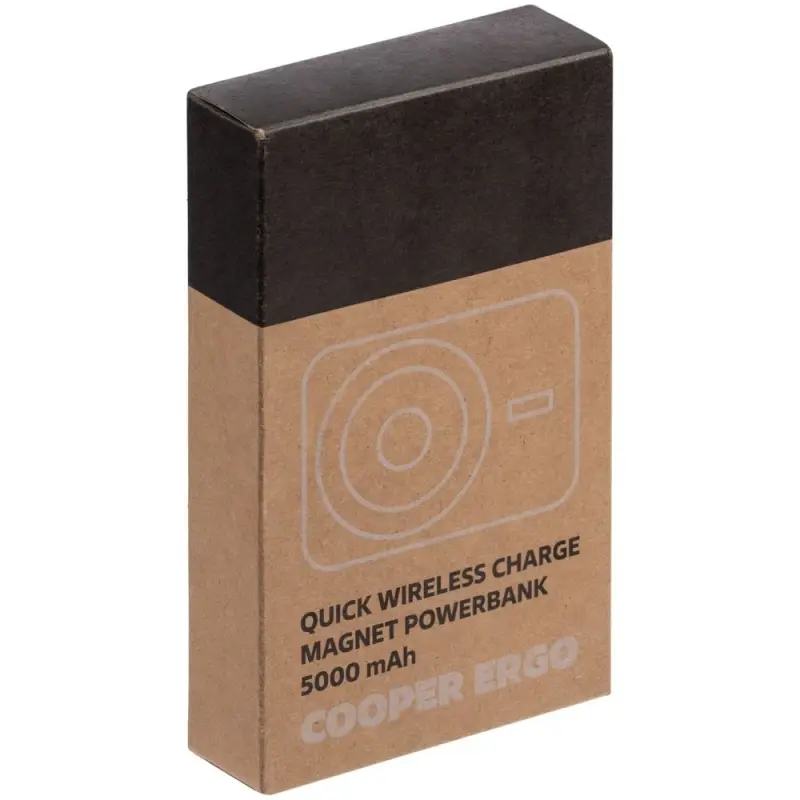 Магнитный беспроводной аккумулятор Cooper Ergo 5000 мАч, серебристый Магнитный беспроводной аккумулятор Cooper Ergo 5000 мАч, серебристый