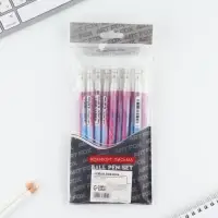 Ручка шариковая синяя паста 0.5 мм с колпачком &laquo;Неон&raquo; пластик