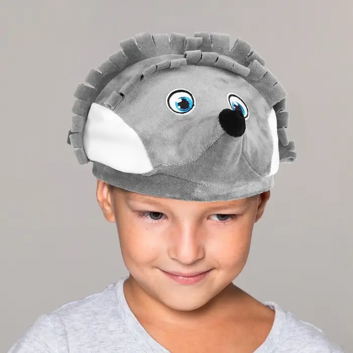 Карнавальная шапка «Ёжик», хлопок, велюр, р-р 52-57 Карнавальная шапка «Ёжик», хлопок, велюр, р-р 52-57