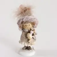 Фигурка &laquo;Малышка с лосиком&raquo;, 6&times;5&times;13 см