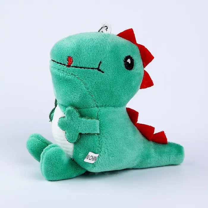 Мягкая игрушка «Дино», на брелоке, 10 см, цвета МИКС Мягкая игрушка «Дино», на брелоке, 10 см, цвета МИКС