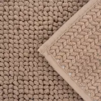 Коврик для дома LaDо́m, букли, плотность 1100 г, 50&times;80 см, коричневый