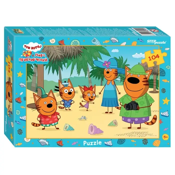 Пазл &laquo;Три кота&raquo;, 104 элемента