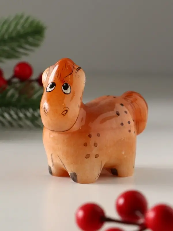 Сувенир Конь Гаврюша, 8х7,5 см, селенит Сувенир Конь Гаврюша, 8х7,5 см, селенит