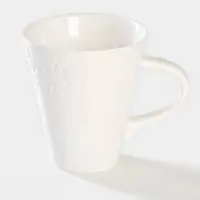 Кружка Magistro Rodos, 300 мл, фарфор, белая