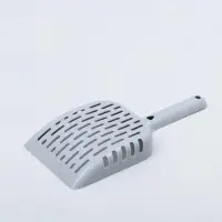 Совок для кошачьего туалета, 24&times;10&times;3 см, пластик, серый