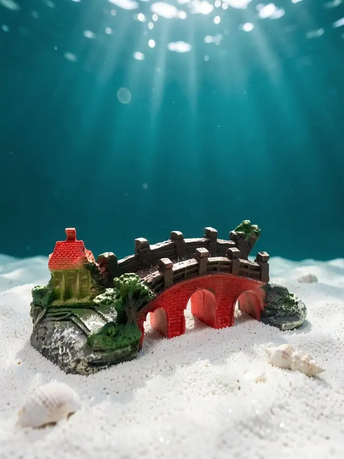 Декор для аквариума &laquo;Мост к мечте&raquo;, 13.3&times;5.3&times;4.5 см
