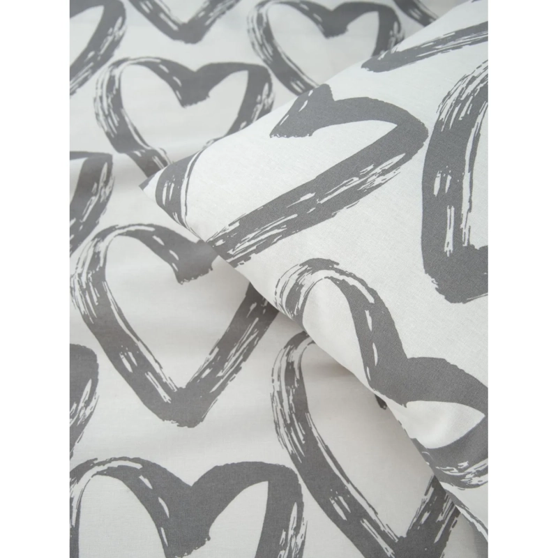 Постельное белье 1,5сп  Бязь (нав.50х70-2шт),In love