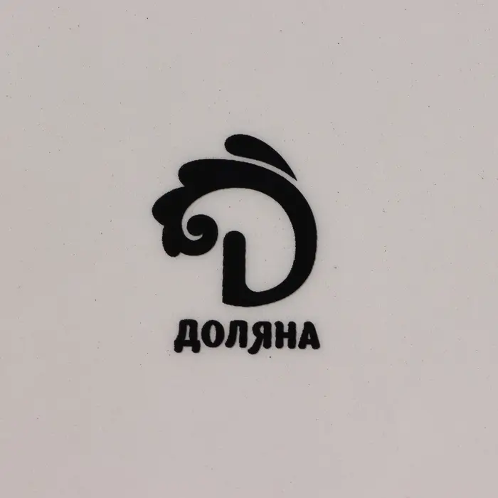Блюдо сервировочное Доляна &laquo;Зайка&raquo;, 26&times;19.5&times;10.5 см, доломит, розовый