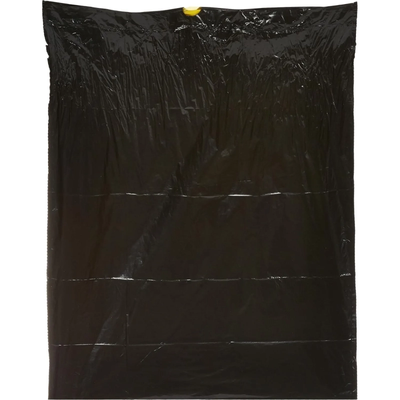 Мешки для мусора ПВД 60л 25мкм 10шт/рул черн 60х68см, Стандарт, с завязк