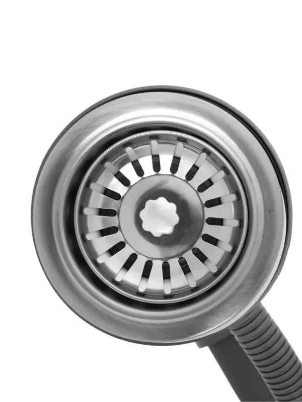 Мойка кухонная MIXLINE 528187, врезная, толщина 0.6 мм, 48х48х16 см,3 1/2", с сифоном