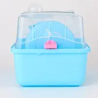 Клетка-переноска для грызунов, 23 х 17 х 16 см, бирюзовая Клетка-переноска для грызунов, 23 х 17 х 16 см, бирюзовая