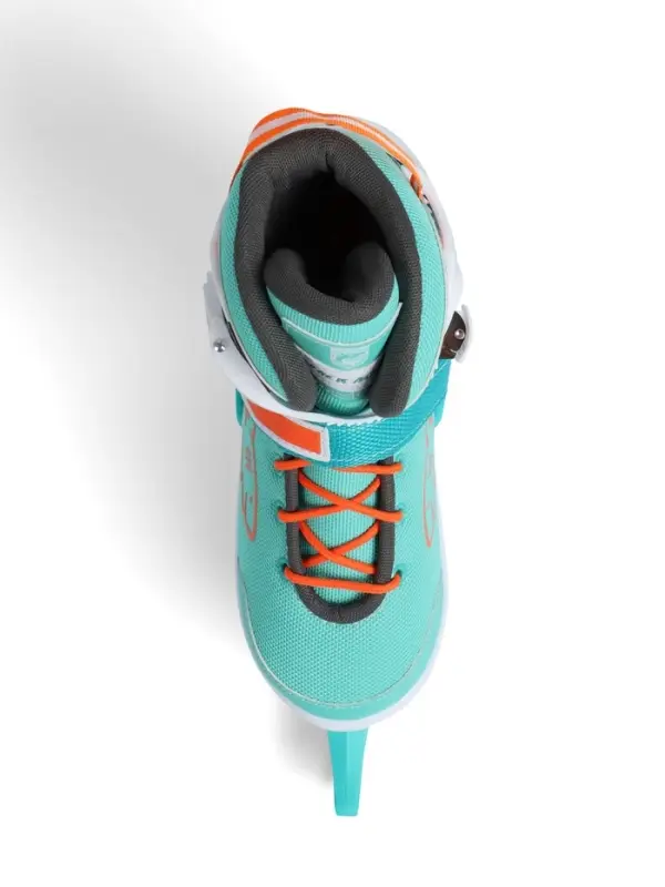 Коньки раздвижные BlackAqua, р. 35-38, для фитнеса, мятные, оранжевые Коньки раздвижные BlackAqua, р. 35-38, для фитнеса, мятные, оранжевые