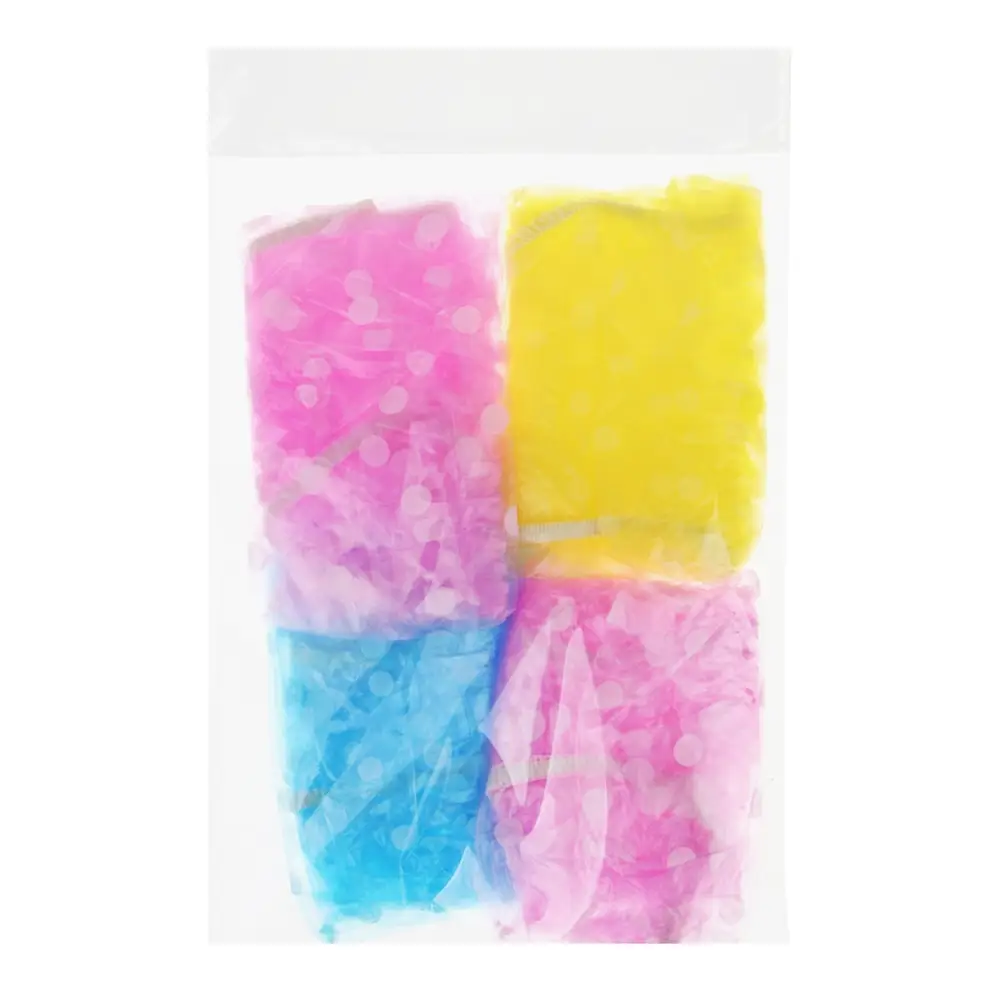 Набор шапочек для душа тм VETTA, 4шт, ПВХ, цветные