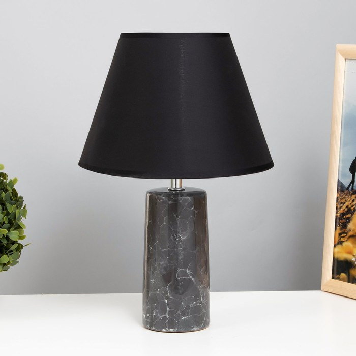 Лампа настольная " мрамор" Е14 1х40Вт МИКС 23х23х35 см RISALUX