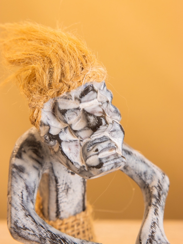 Сувенир «Абориген барабанщик», 7×10×17 см, дерево Сувенир «Абориген барабанщик», 7×10×17 см, дерево