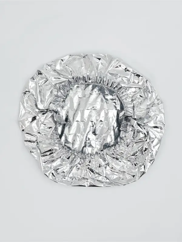 Крышки на тарелку на резинке, из фольги 10 шт, размер до 36 см, для свежести и тепла еды