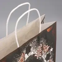 Пакет бумажный подарочный новогодний крафт &laquo;Верь в чудеса&raquo; 32&times;26&times;11 см