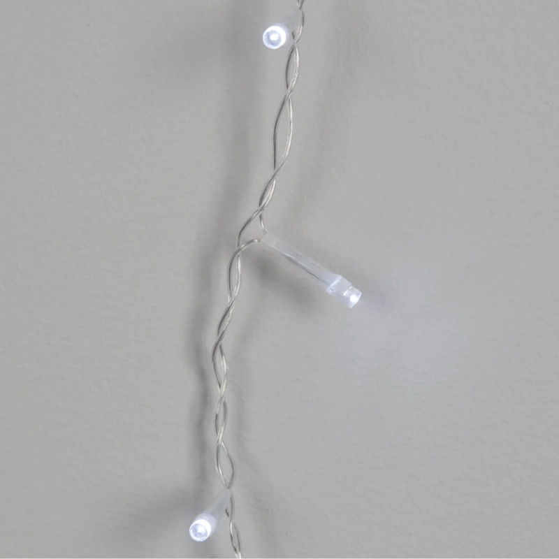 Гирлянда светодиодная бахрома хол бел 200LED 2,4x0,6м IP65 SW-XMAXOut-0013