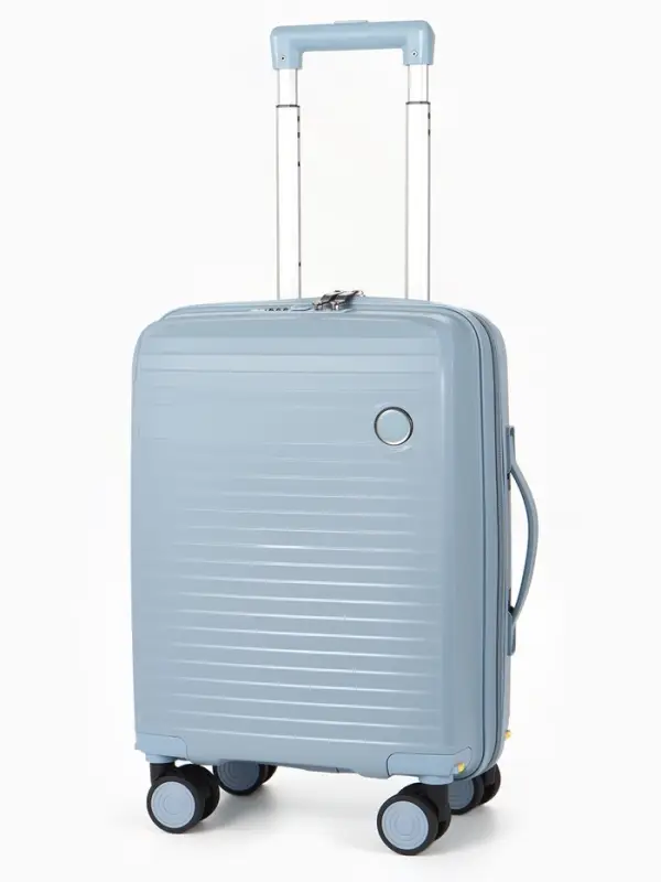Чемодан на съёмных колёсах, 18", кодовый замок, 33&times;16&times;49 см, голубой