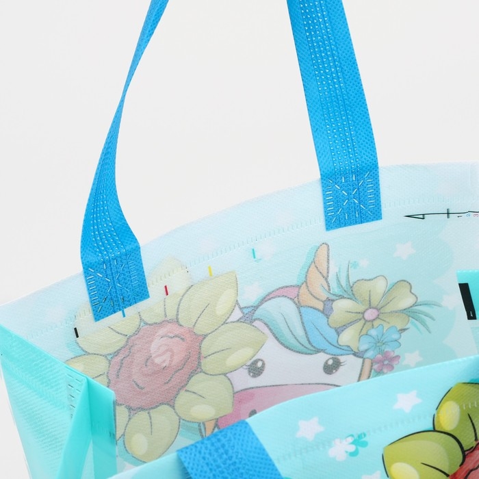 Сумка детская без застежки, цвет голубой Сумка детская без застежки, цвет голубой