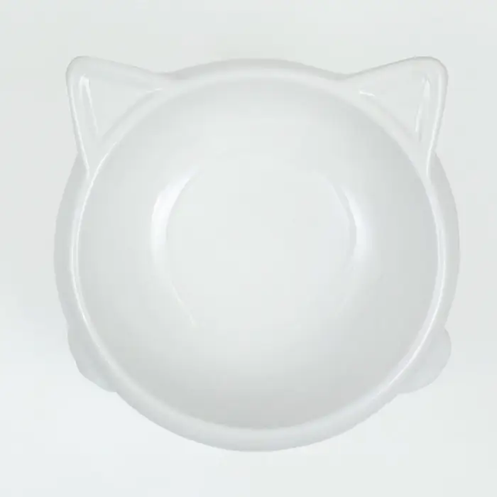Миска керамическая &laquo;Киса&raquo; на подставке-лапках 200 мл 13&times;12&times;8 см, белая