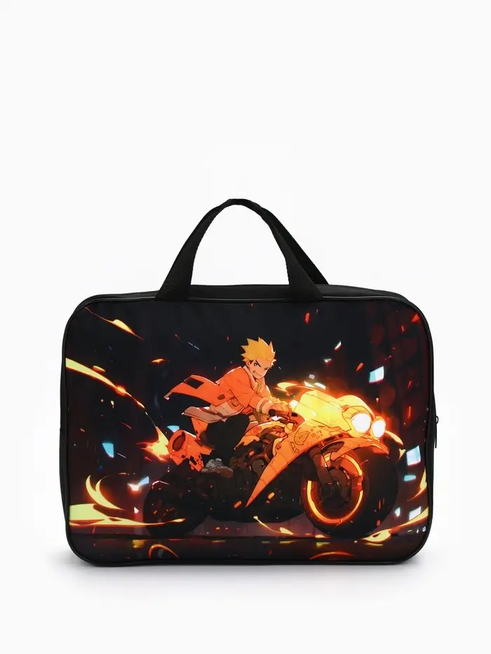 Папка для труда, А4, текстильная, 35&times;27&times;7 см &laquo;Аниме мото&raquo;