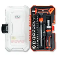 Отвертка реверсивная с насадками (28 предметов) AVS ORS28