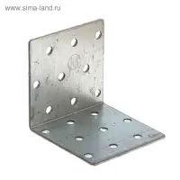 Уголок крепёжный 60 х 60 х 60 х 2 мм, оцинкованный
