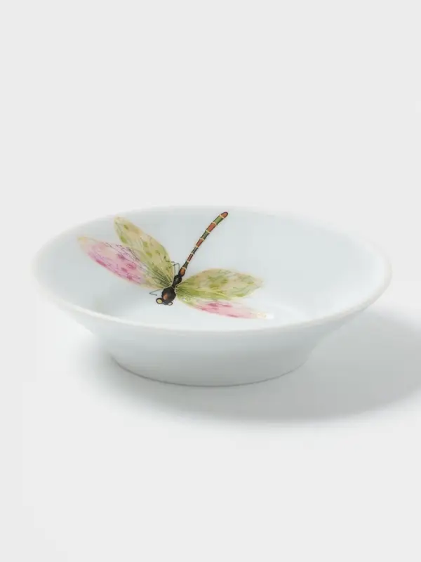 Блюдце Добрушский завод &laquo;Стрекоза&raquo;, 105 мл, d=11 см, фарфор, белая