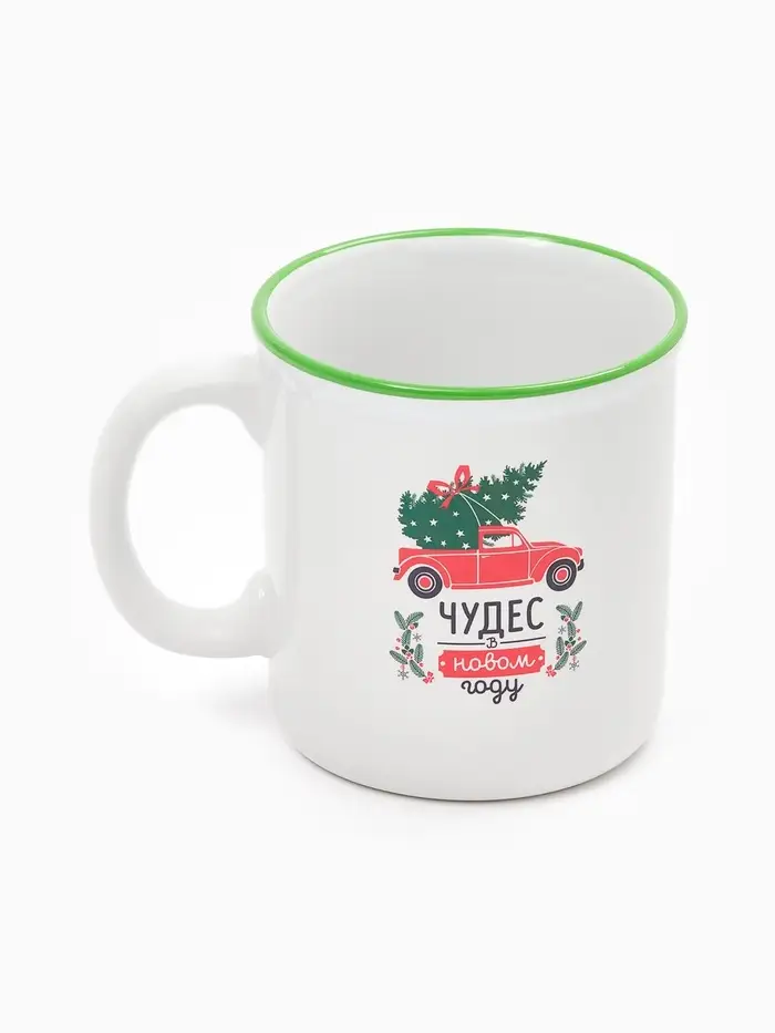 Кружка чайная новогодняя &laquo;Чудес в новом году&raquo;, 340 мл