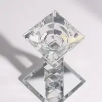 Подсвечник хрустальный &laquo;Кристалл&raquo;, 7&times;7&times;14 см, d=2.2 см